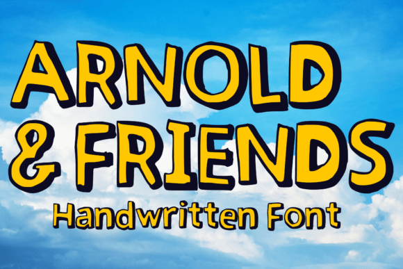 Arnold Friends Font for Business Branding