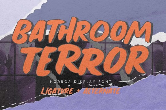 Bathroom Terror Font for Bold Branding