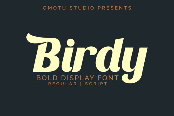Birdy: A Bold Display Font for Creative Projects