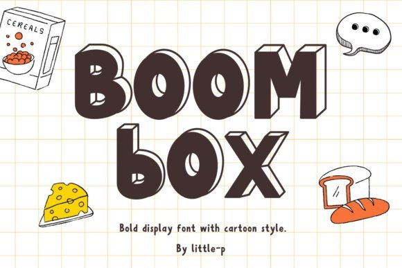Boom Box Font for Creative Design