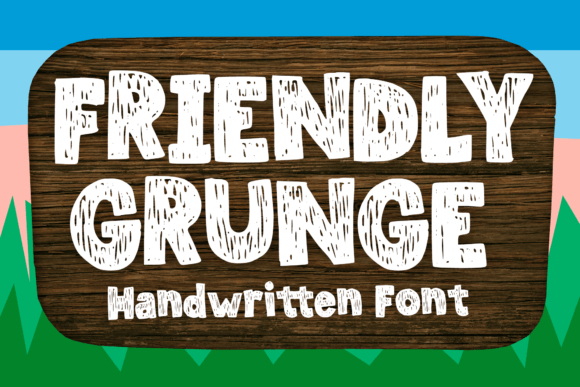 Friendly Grunge Font for Creative Makers