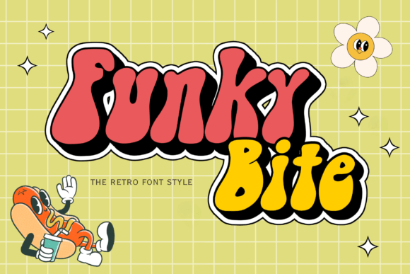 Funky Bite Font for Creative Makers