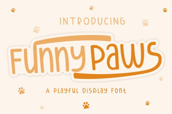 Funny Paws Font for Creative Campaigns