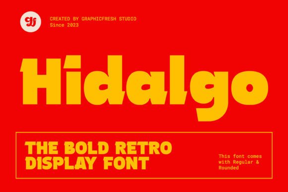 Hidalgo Font for Retro Branding