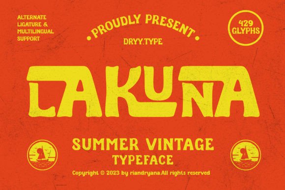 Lakuna Font for Creative Brands