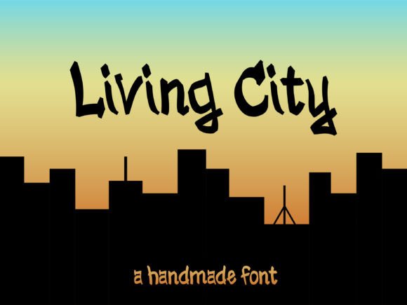 Living City Font for Bold Design