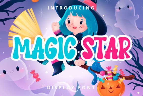 Magic Star Font for Creative Design