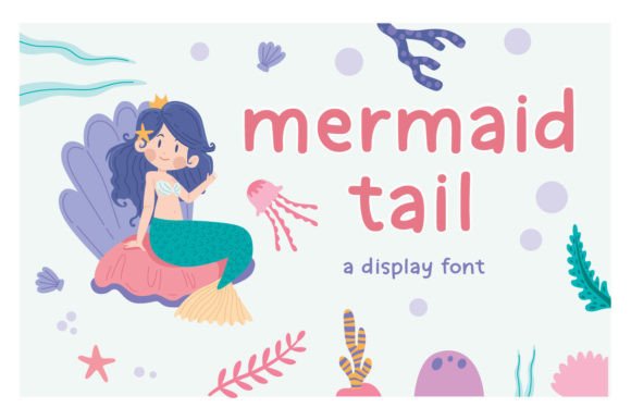 Mermaid Tail Font for Web Design