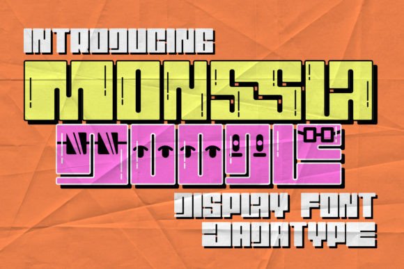 Monssla: A Bold Display Font for Creative Projects