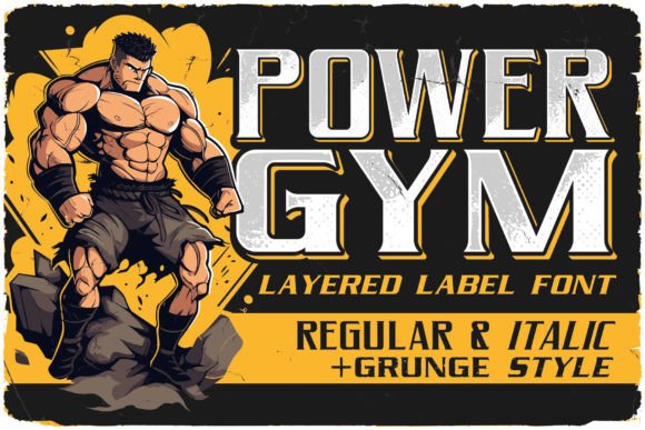 Power Gym Font for Bold Campaigns