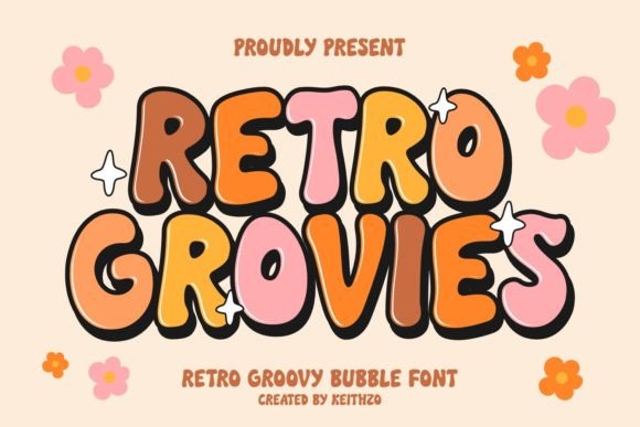 Retro Grovies: A Nostalgic Display Font