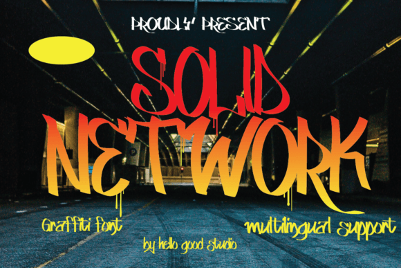 Solid Network Font for Bold Campaigns