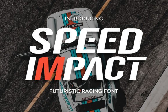 Speed Impact Font for Business Branding