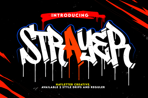 Strayer Font: Bold Display Type