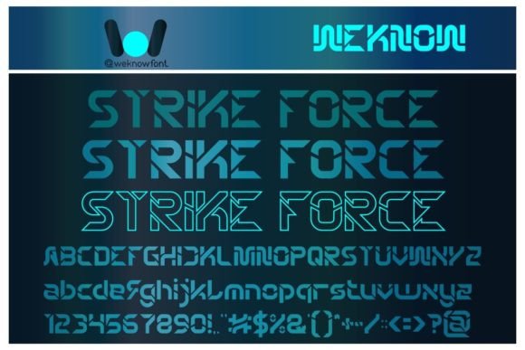 Strike Force Font Review