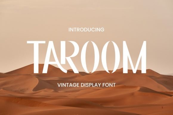 Taroom: A Vintage Display Font for Timeless Branding
