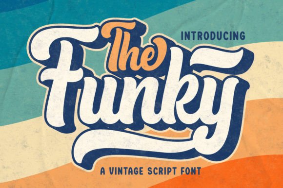 The Funky Font: A Vintage Touch for Your Brand