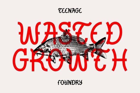 Wasted Growth Font for Bold Web Design