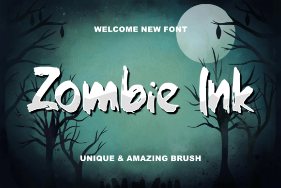Zombie Ink Font for Creative Campaigns